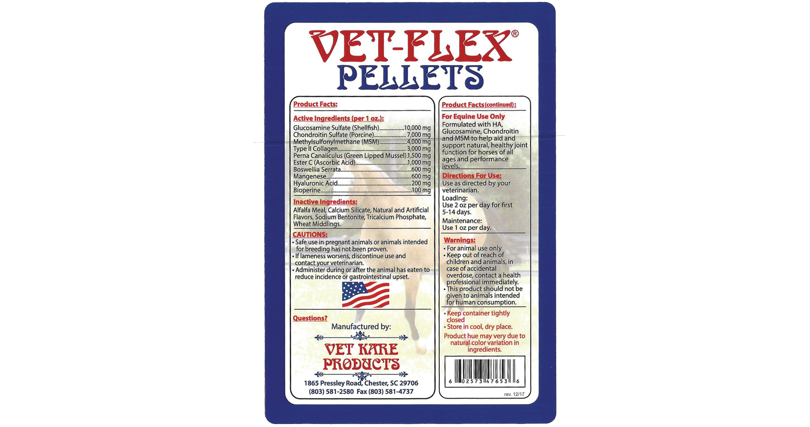 Vet-Flex Pellets – Vet Kare Products
